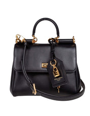 DOLCE & GABBANA BORSA A MANO MY SICILY IN PELLE COLORE NERO