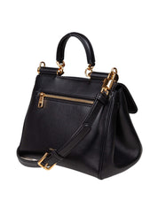 DOLCE & GABBANA BORSA A MANO MY SICILY IN PELLE COLORE NERO