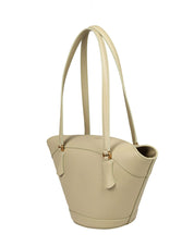 DOLCE & GABBANA SAGE GREEN LEATHER COFFA CAPRI BAG