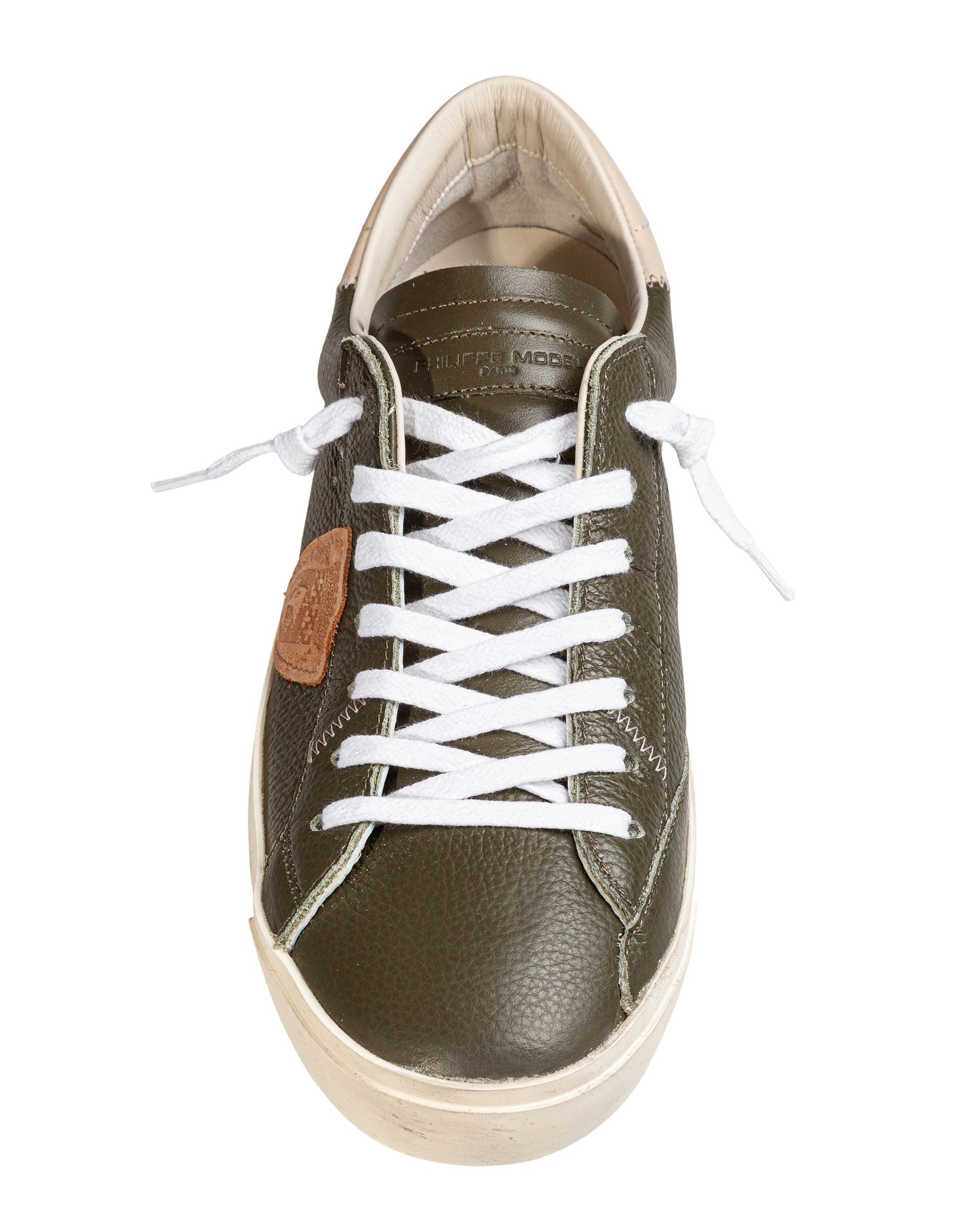 PHILIPPE MODEL SNEAKERS PRSX IN PELLE COLORE VERDE MILITARE