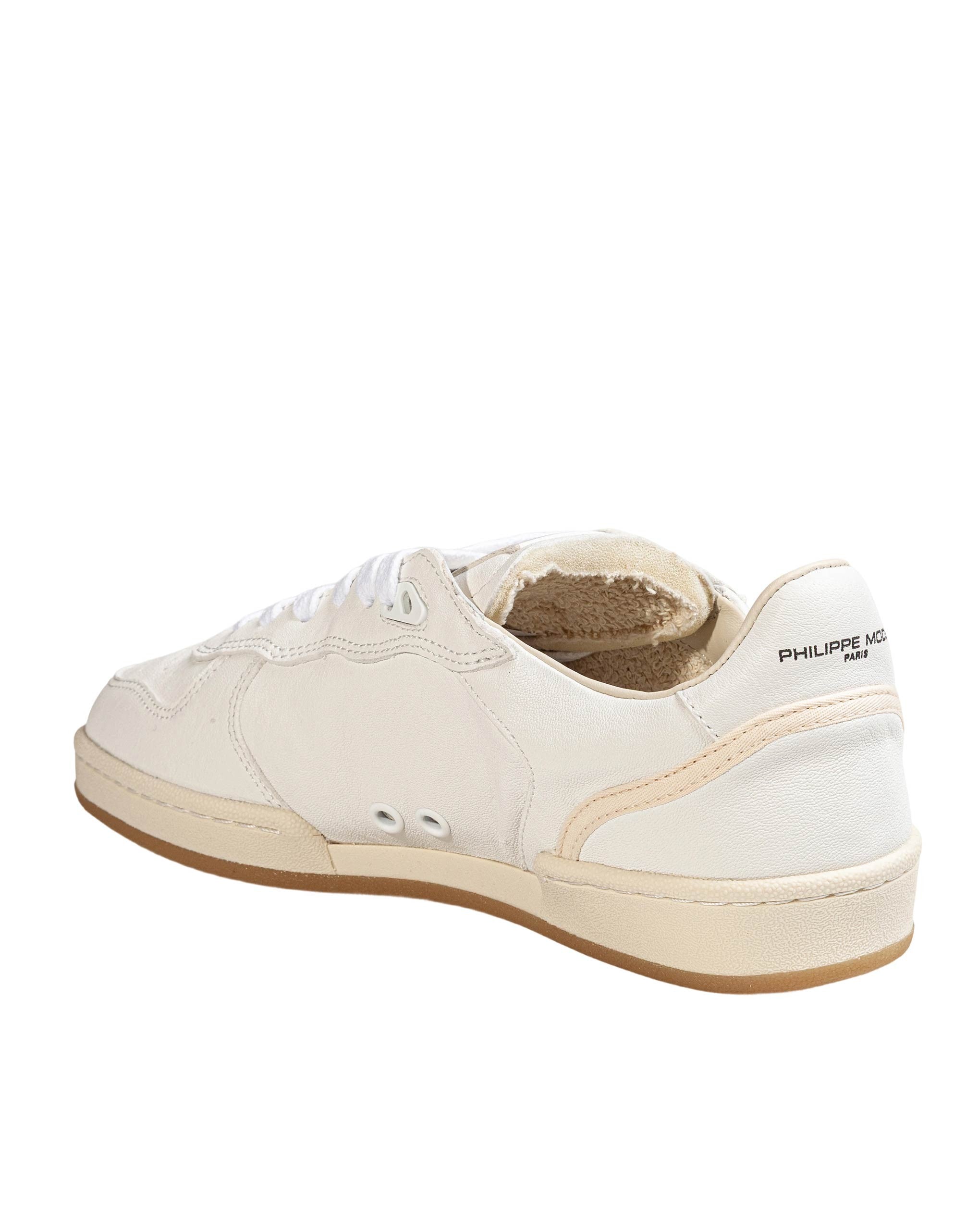 PHILIPPE MODEL SNEAKERS PGAL IN PELLE COLORE BIANCO