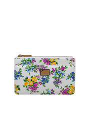 DOLCE & GABBANA PORTACARTE IN PELLE DAUPHINE FANTASIA FIORI