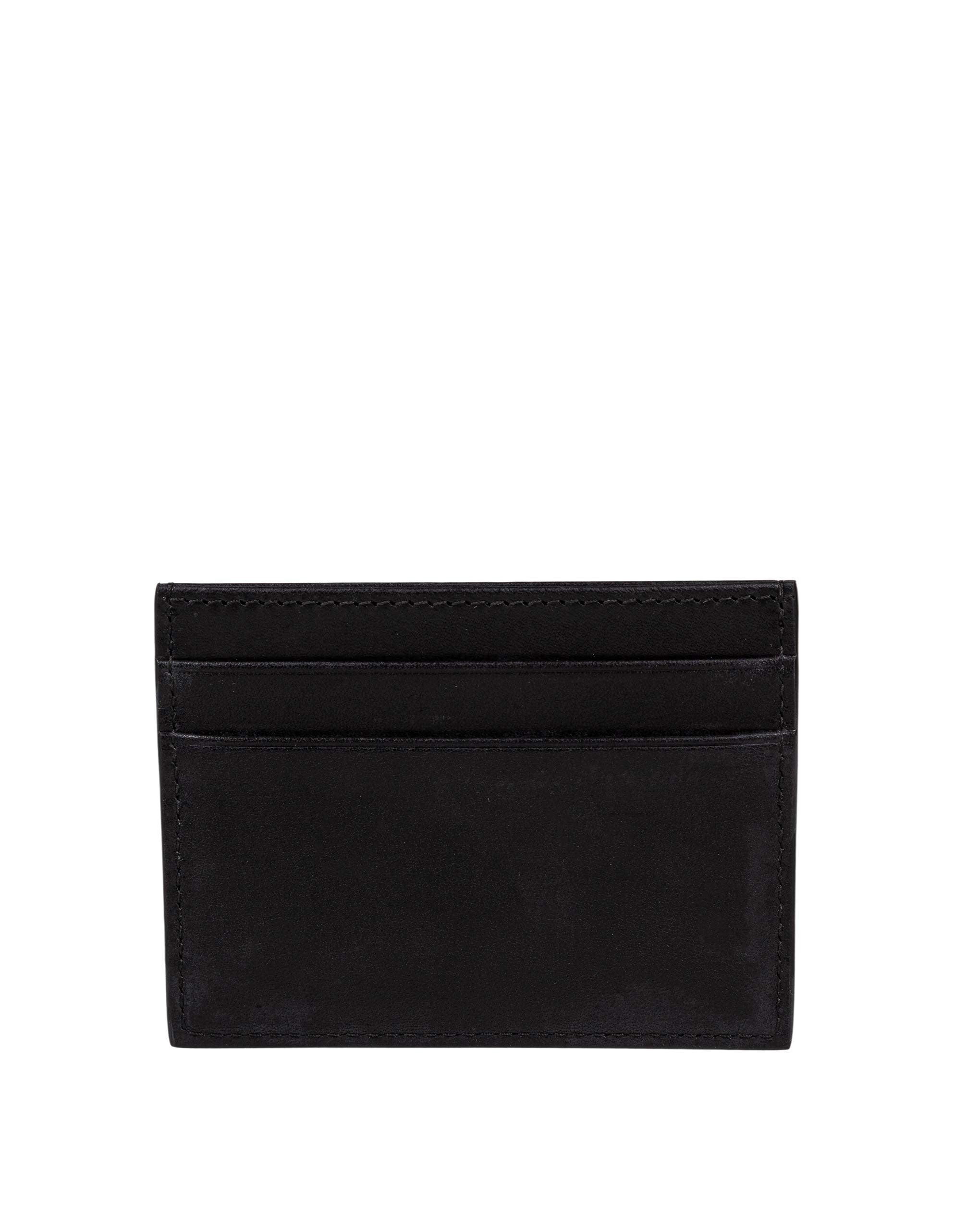DOLCE & GABBANA PORTACARTE DI CREDITO IN PELLE CON LOGO DG