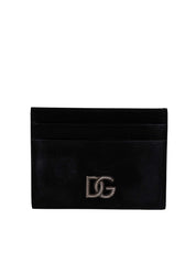 DOLCE & GABBANA PORTACARTE DI CREDITO IN PELLE CON LOGO DG