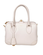 GOLDEN GOOSE BORSA BAULETTO VITA IN PELLE COLORE BURRO