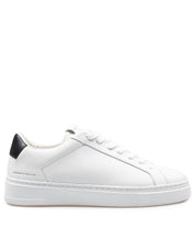 CRIME EXTRALIGHT SNEAKERS IN BLACK AND WHITE LEATHER