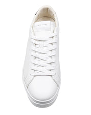 CRIME EXTRALIGHT SNEAKERS IN BLACK AND WHITE LEATHER