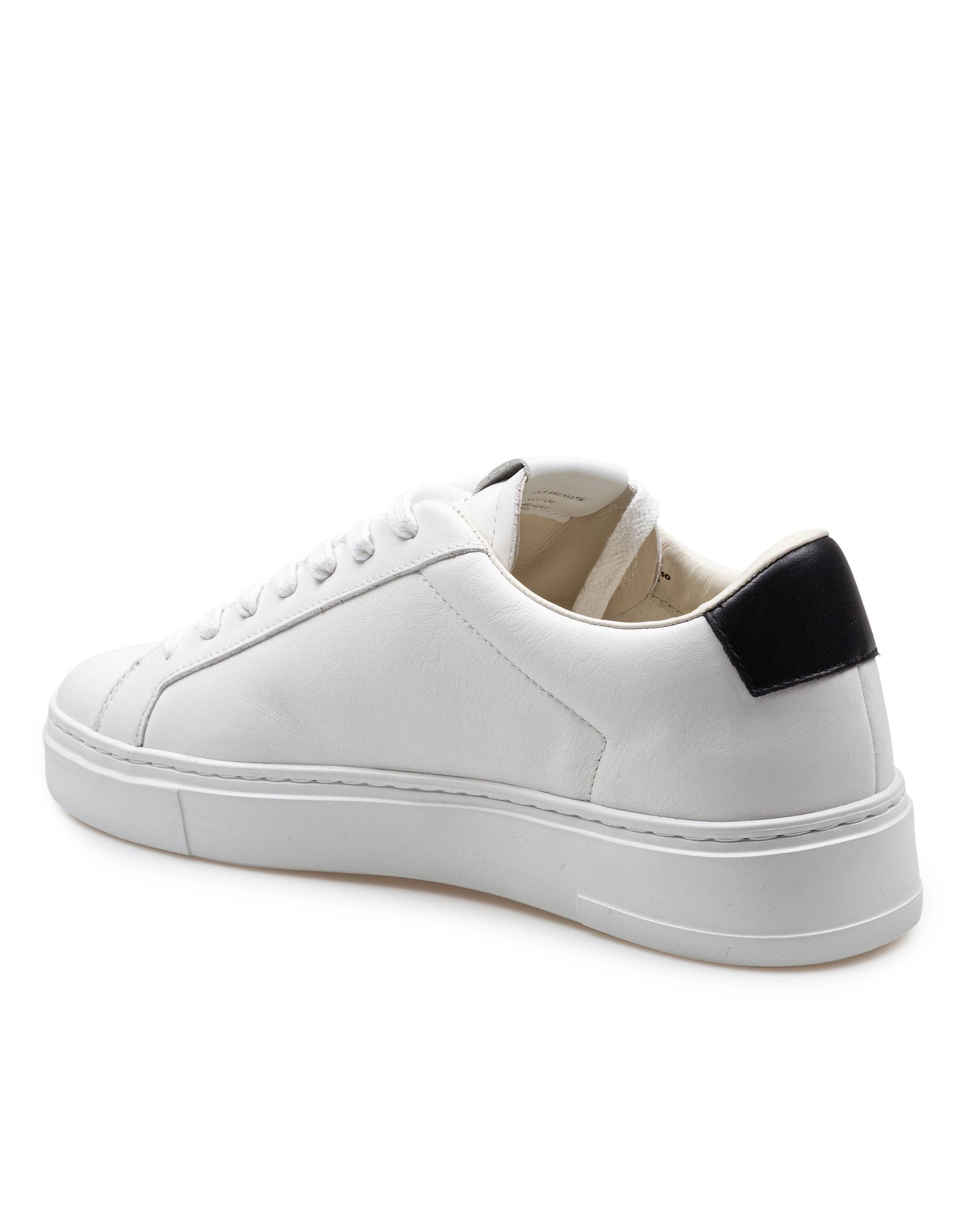 CRIME EXTRALIGHT SNEAKERS IN BLACK AND WHITE LEATHER