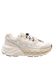 BARRACUDA ROUND-ONE SNEAKERS IN FABRIC AND SUEDE, ICE