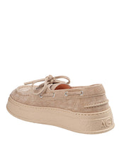 AGL GIULY SUEDE MOCCASIN, BEIGE