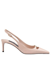 DOLCE & GABBANA SLINGBACK IN NAPPA COLORE NUDE