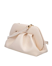 THEMOIRè BIOS FAUX LEATHER HANDBAG, BUTTER COLOR