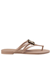 DOLCE & GABBANA RUBBER BEACHWEAR SLIDES, POWDER PINK