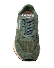 AUTRY REELWIND SUEDE AND NYLON SNEAKERS, GREEN