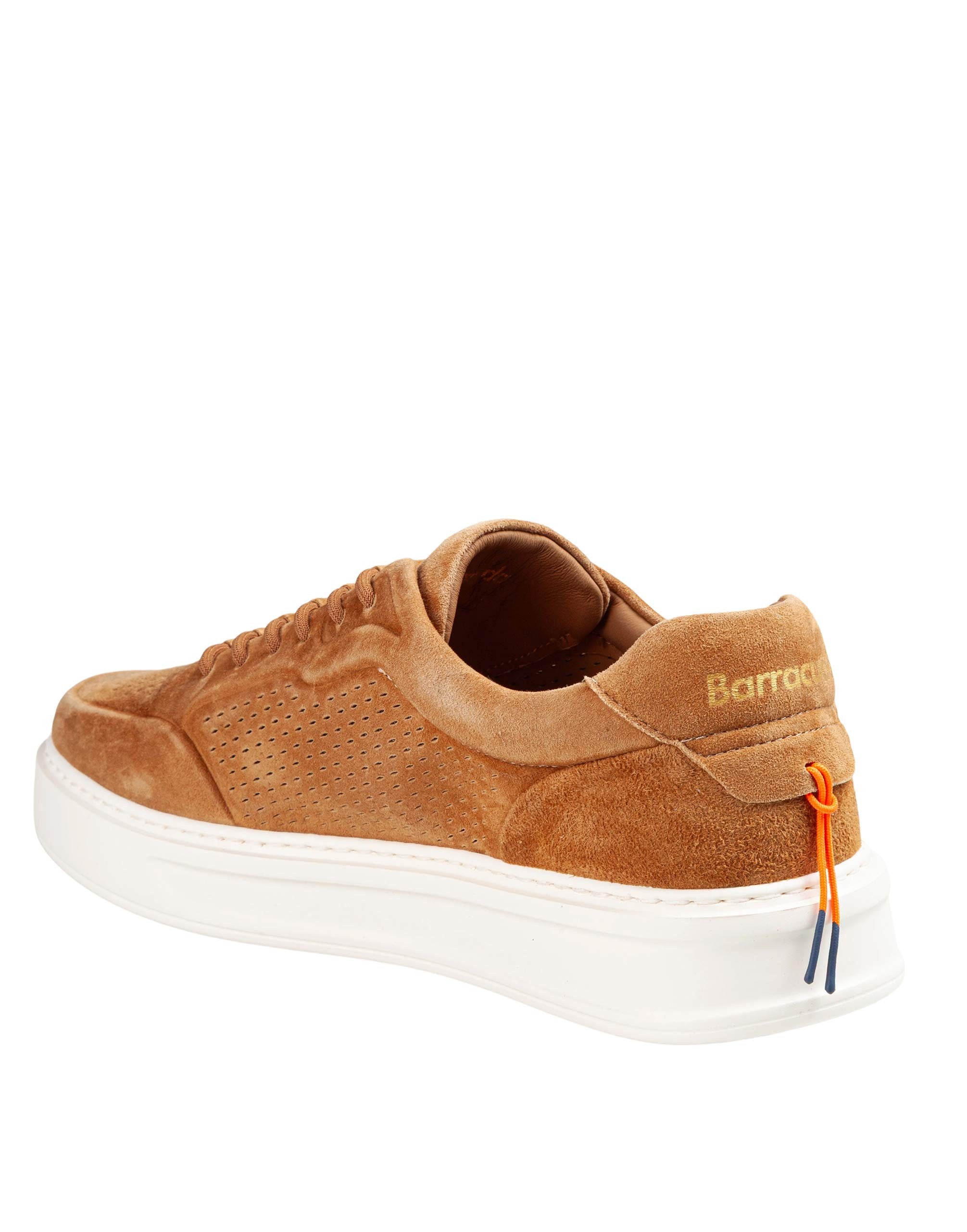 BARRACUDA SNEAKERS PHOENIX IN CAMOSCIO COLORE RUM