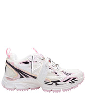OFF WHITE SNEAKERS BE RIGTH BACK GLOW IN MESH E PELLE COLORE BIANCO E ROSA