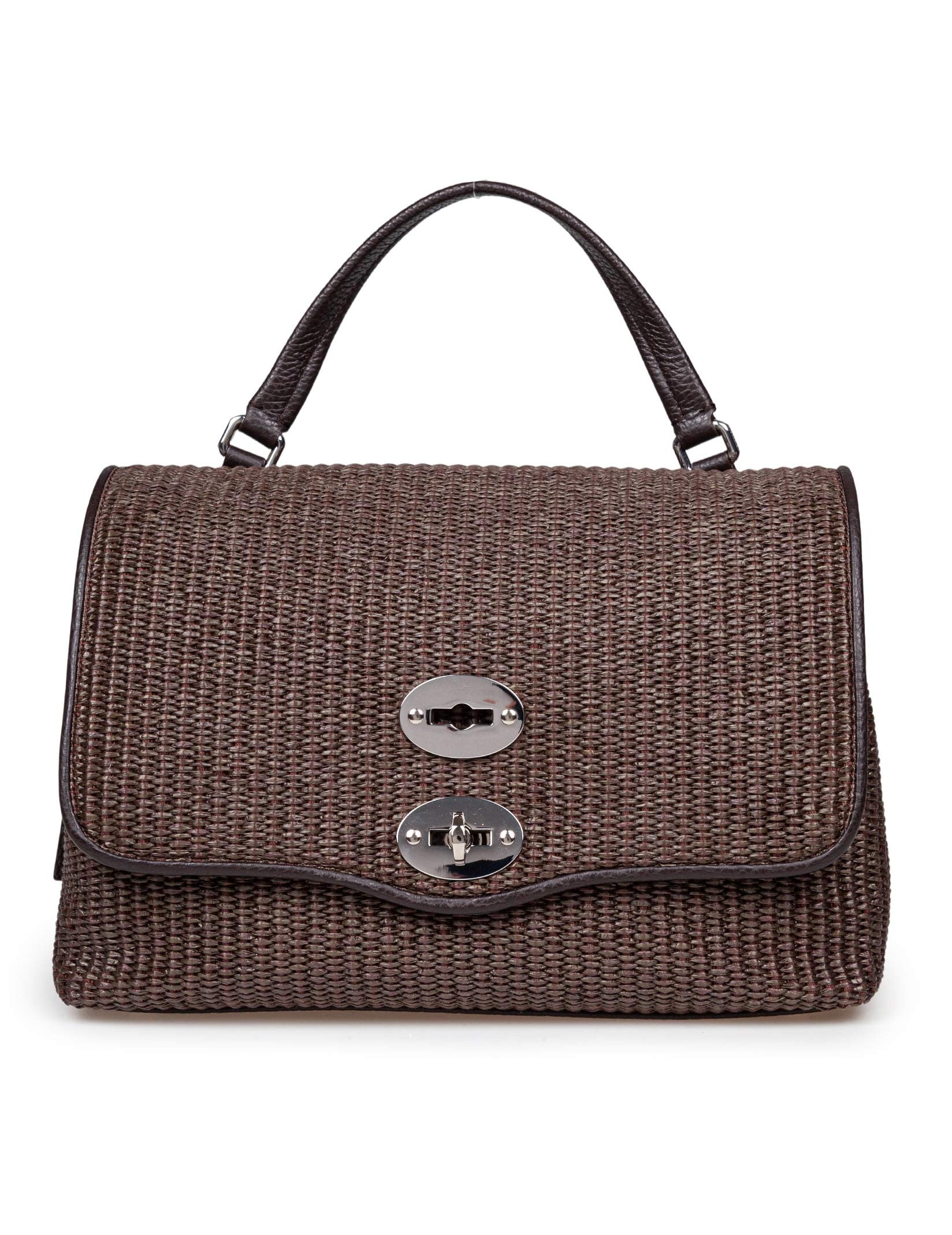 ZANELLATO POSTINA S WICKER RAFFIA BAG, BROWN
