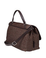ZANELLATO POSTINA S WICKER RAFFIA BAG, BROWN
