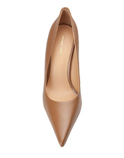 MICHAEL KORS ELYSE HIGH PUMP IN CAMEL LEATHER