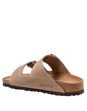 BIRKENSTOCK SANDALO ARIZONA BIG BUCKLE IN PELLE SCAMOSCIATA COLORE SABBIA