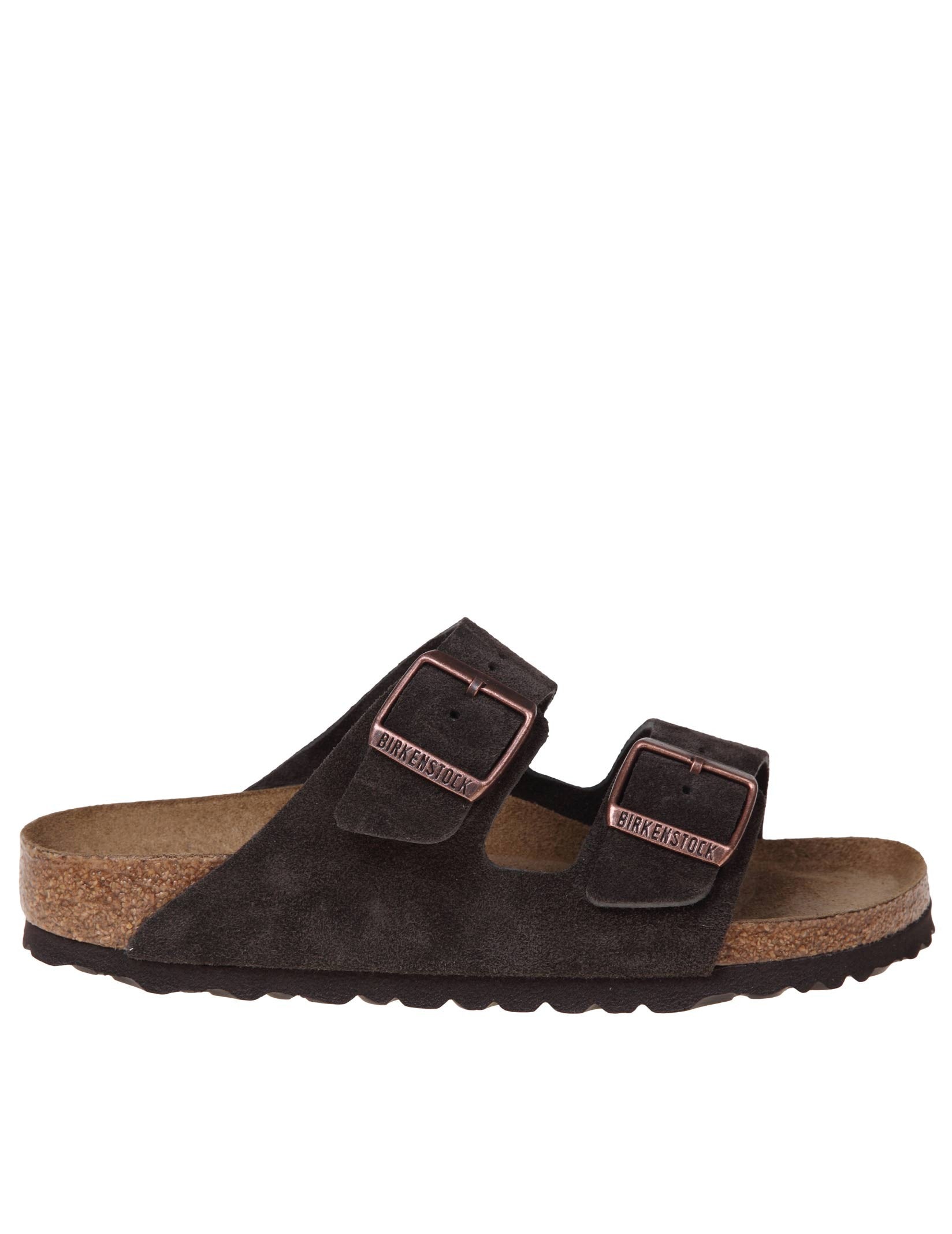 BIRKENSTOCK ARIZONA SFB OILED IN PELLE SCAMOSCIATA COLORE MOCCA