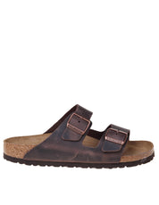 BIRKENSTOCK ARIZONA SFB OILED IN NABUK COLORE HABANA