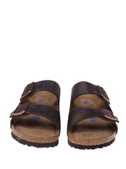 BIRKENSTOCK ARIZONA SFB OILED IN NABUK COLORE HABANA