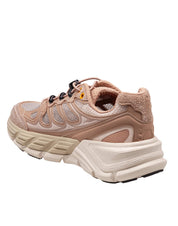 BARRACUDA SNEAKERS ROUND-ONE IN TESSUTO E CAMOSCIO COLORE ROSA CREPE