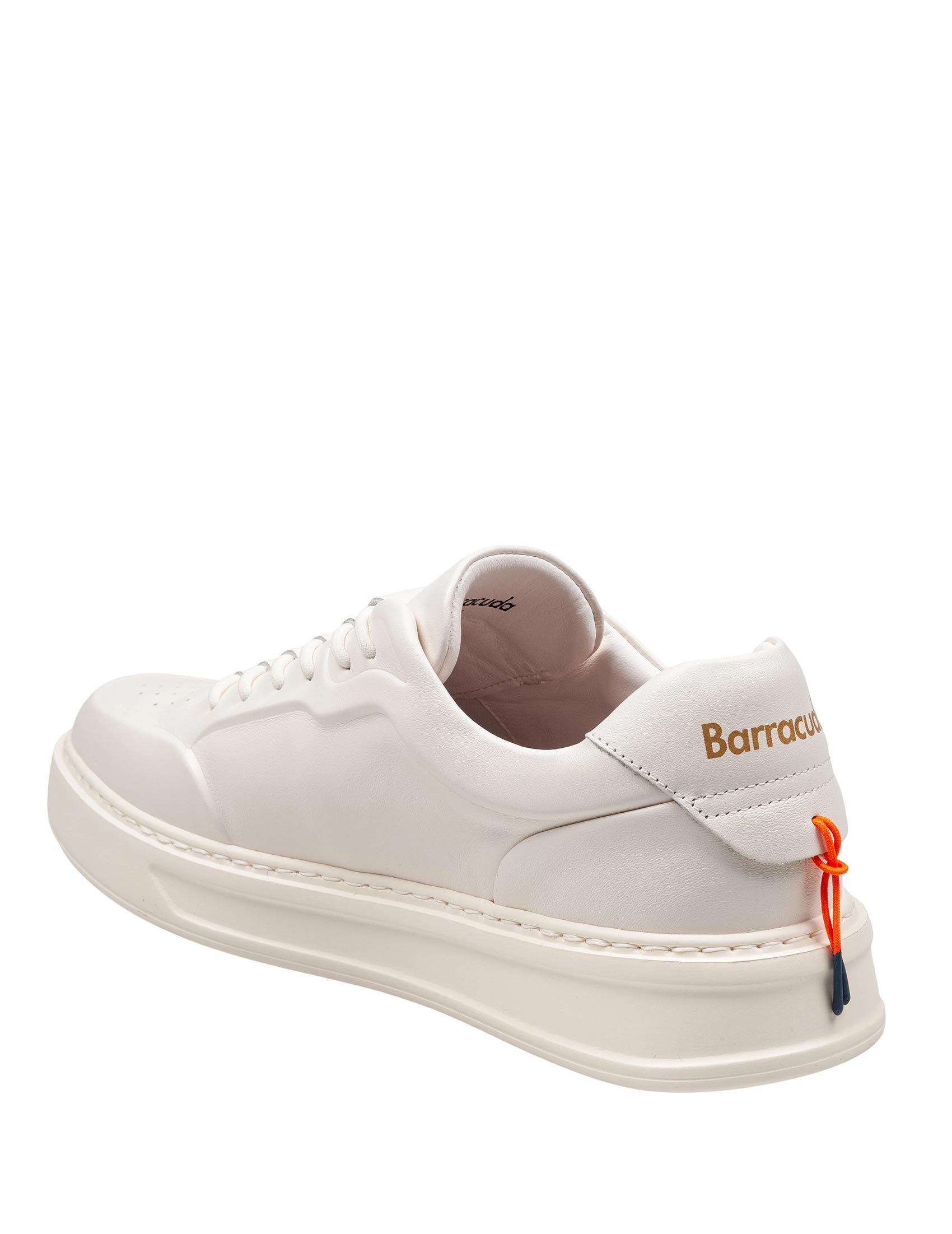 BARRACUDA SNEAKERS PHOENIX IN PELLE DI NAPPA COLORE BIANCO
