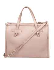 GIANNI CHIARINI MISS MARCELLA LEATHER SHOPPER BAG, PINK