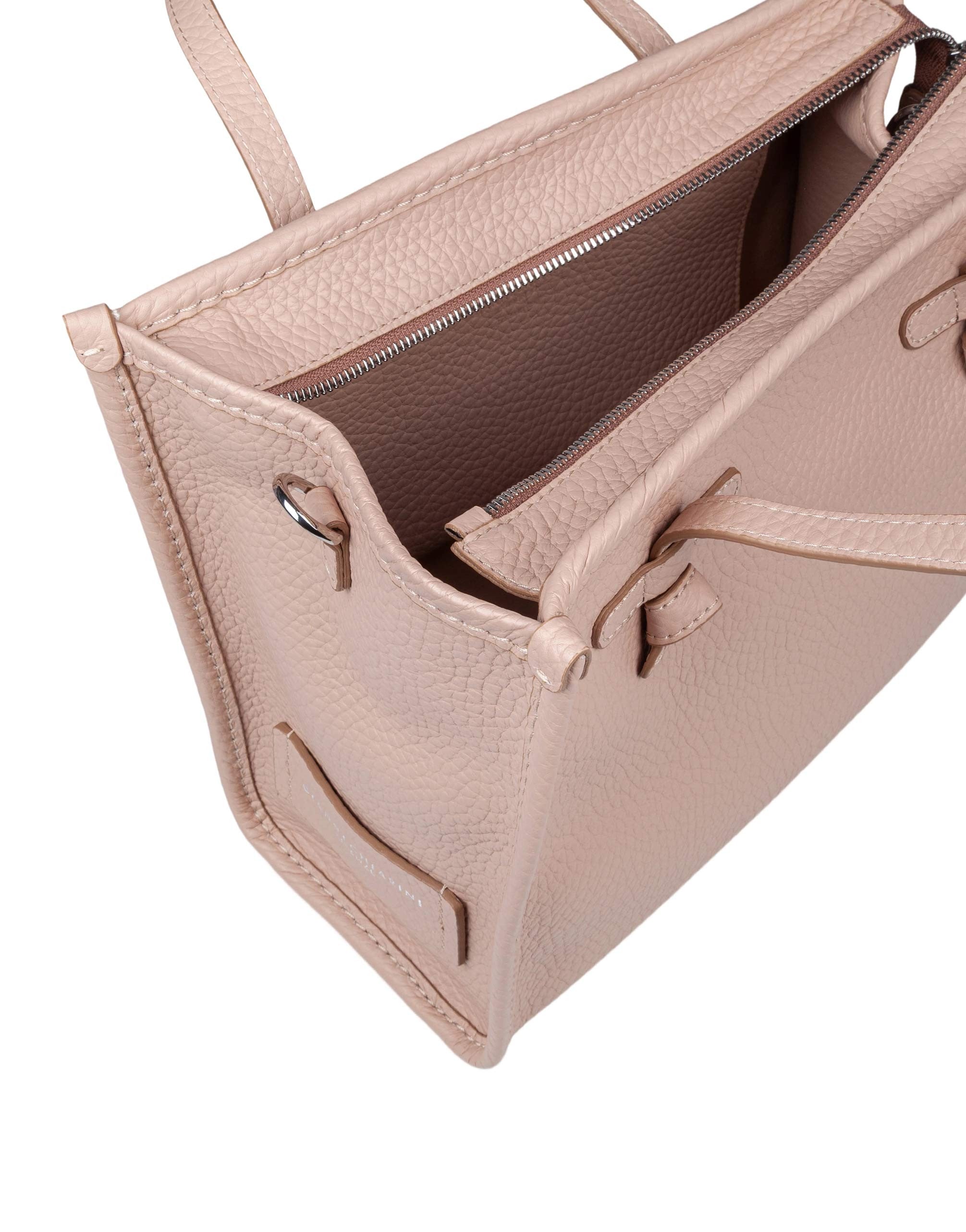 GIANNI CHIARINI MISS MARCELLA LEATHER SHOPPER BAG, PINK