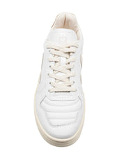 VEJA SNEAKERS V82 IN PELLE GRANATA COLOR BIANCO E PIERRE