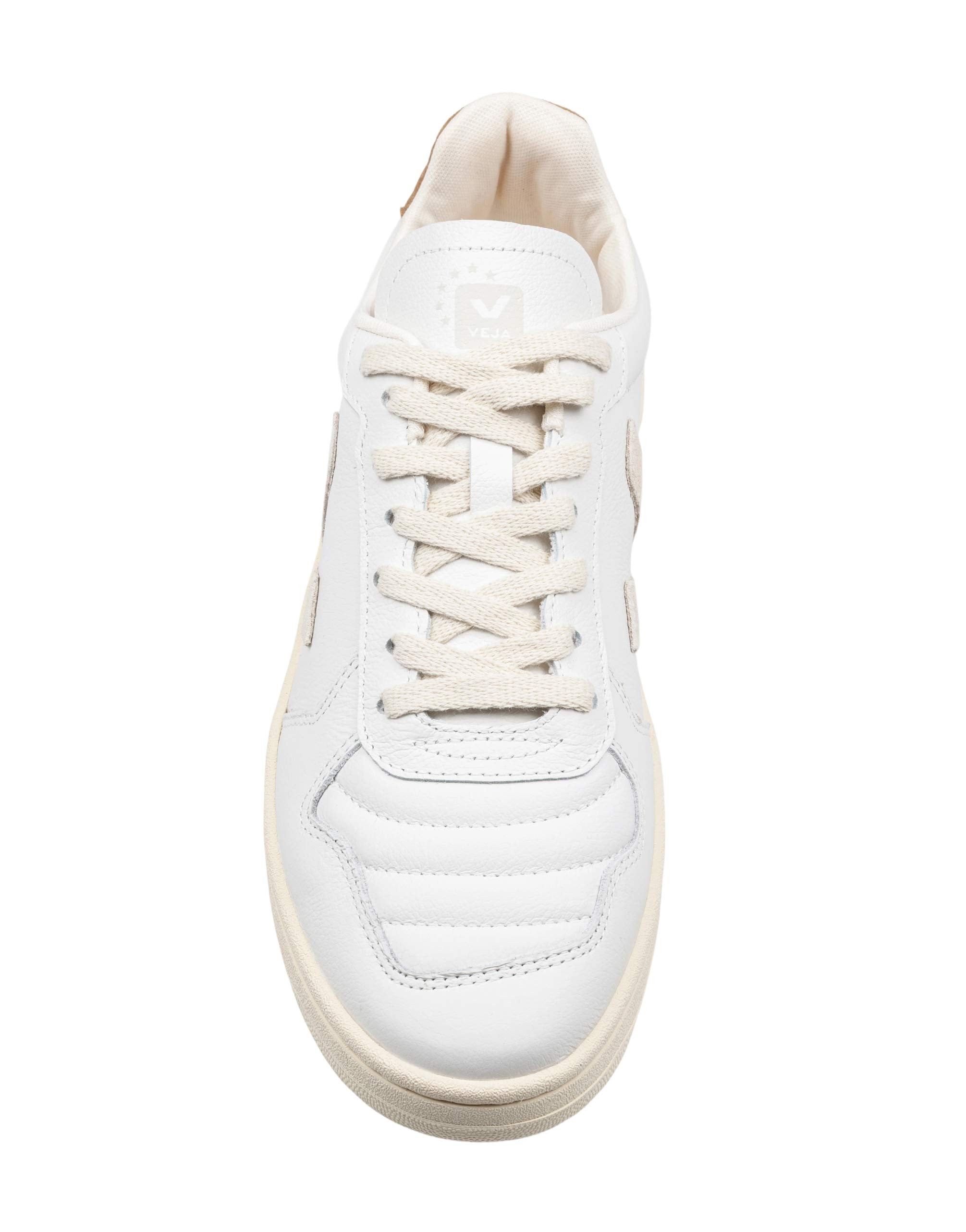 VEJA SNEAKERS V82 IN PELLE GRANATA COLOR BIANCO E PIERRE