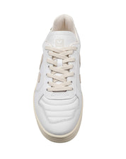 VEJA SNEAKERS V82 IN PELLE GRANATA COLOR BIANCO E VERDE