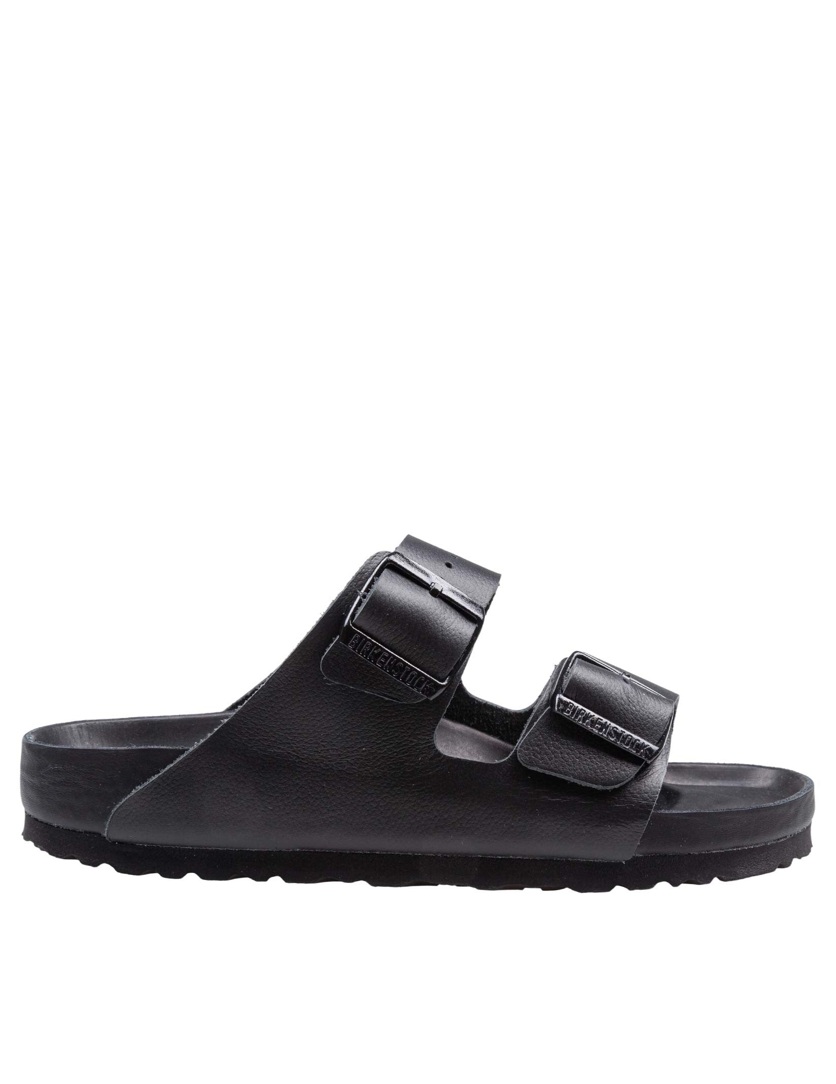 BIRKENSTOCK SANDALO ARIZONA BS IN PELLE ANILINA COLORE NERO