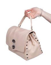 ZANELLATO DAILY DAY S LEATHER POSTINA BAG, PINK