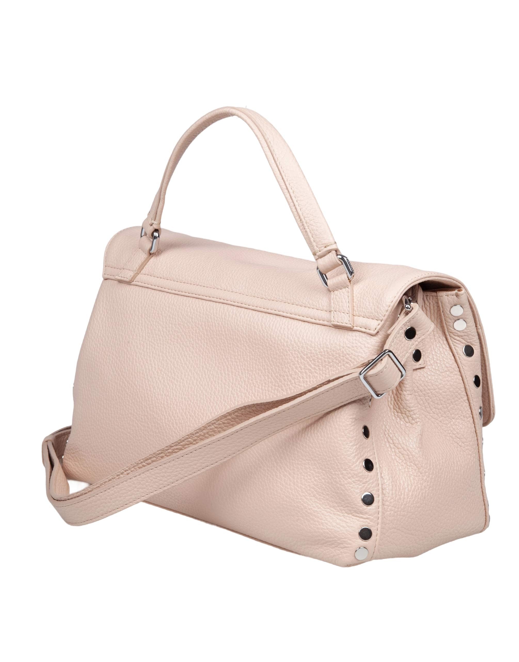 ZANELLATO DAILY DAY S LEATHER POSTINA BAG, PINK