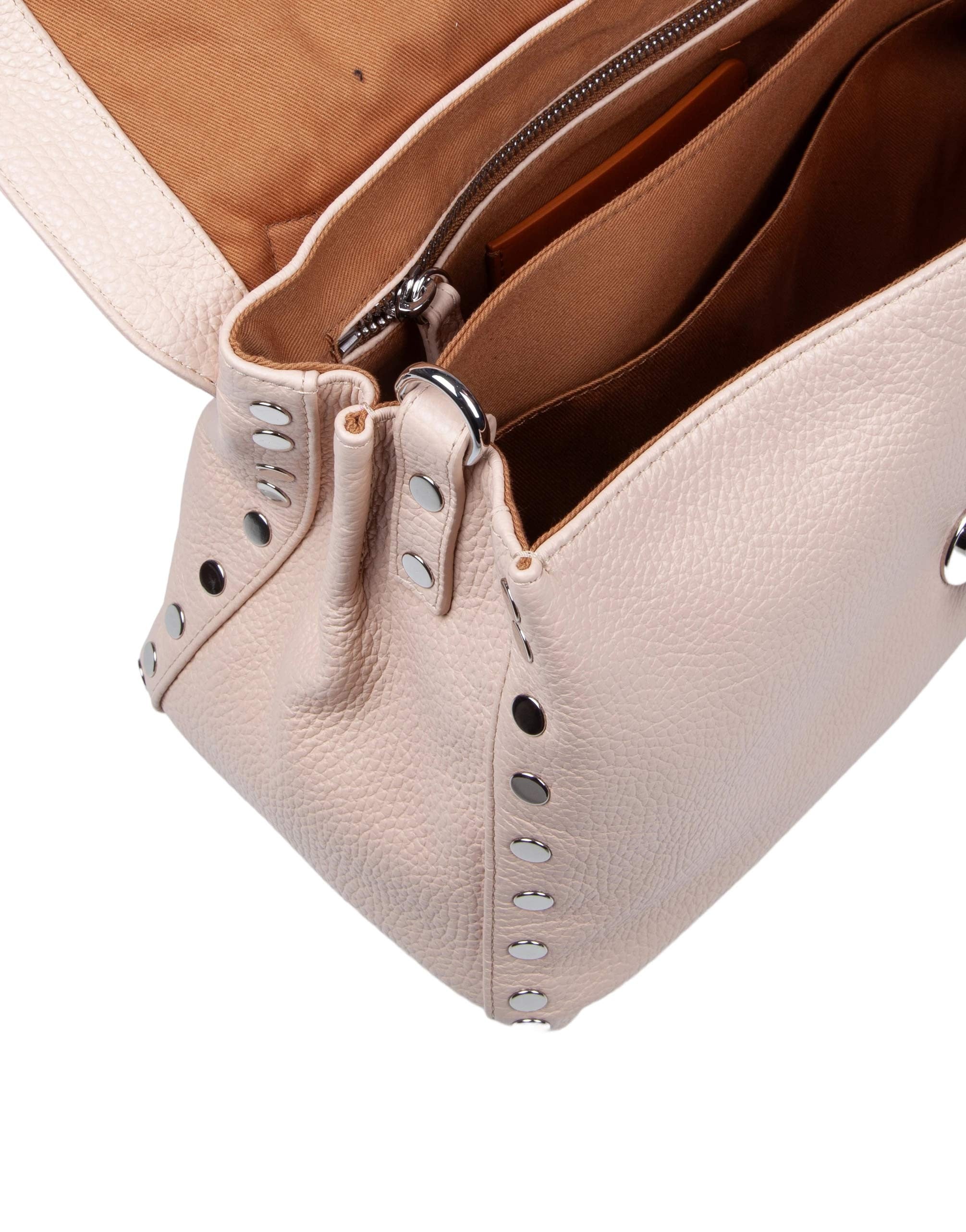 ZANELLATO DAILY DAY S LEATHER POSTINA BAG, PINK