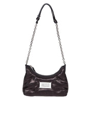 MAISON MARGIELA GLAM SAM MICRO BAG IN BLACK LEATHER
