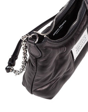 MAISON MARGIELA GLAM SAM MICRO BAG IN BLACK LEATHER