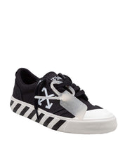 OFF WHITE SNEAKERS VULC IN TESSUTO COLORE NERO E BIANCO