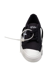 OFF WHITE SNEAKERS VULC IN TESSUTO COLORE NERO E BIANCO