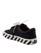 OFF WHITE SNEAKERS VULC IN TESSUTO COLORE NERO E BIANCO