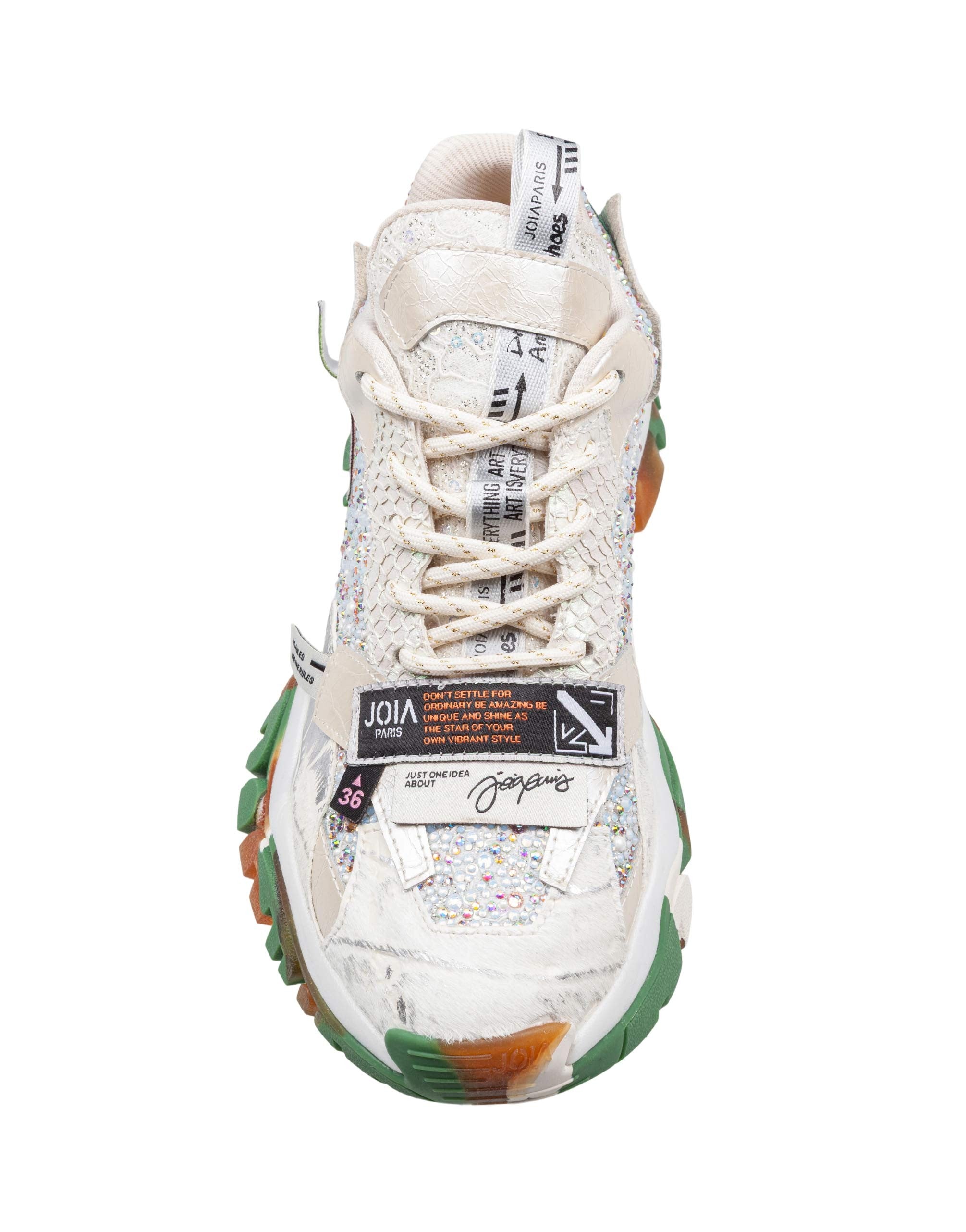 JOIA SNEAKERS IN MIX DI MATERIALI MULTICOLOR 2601