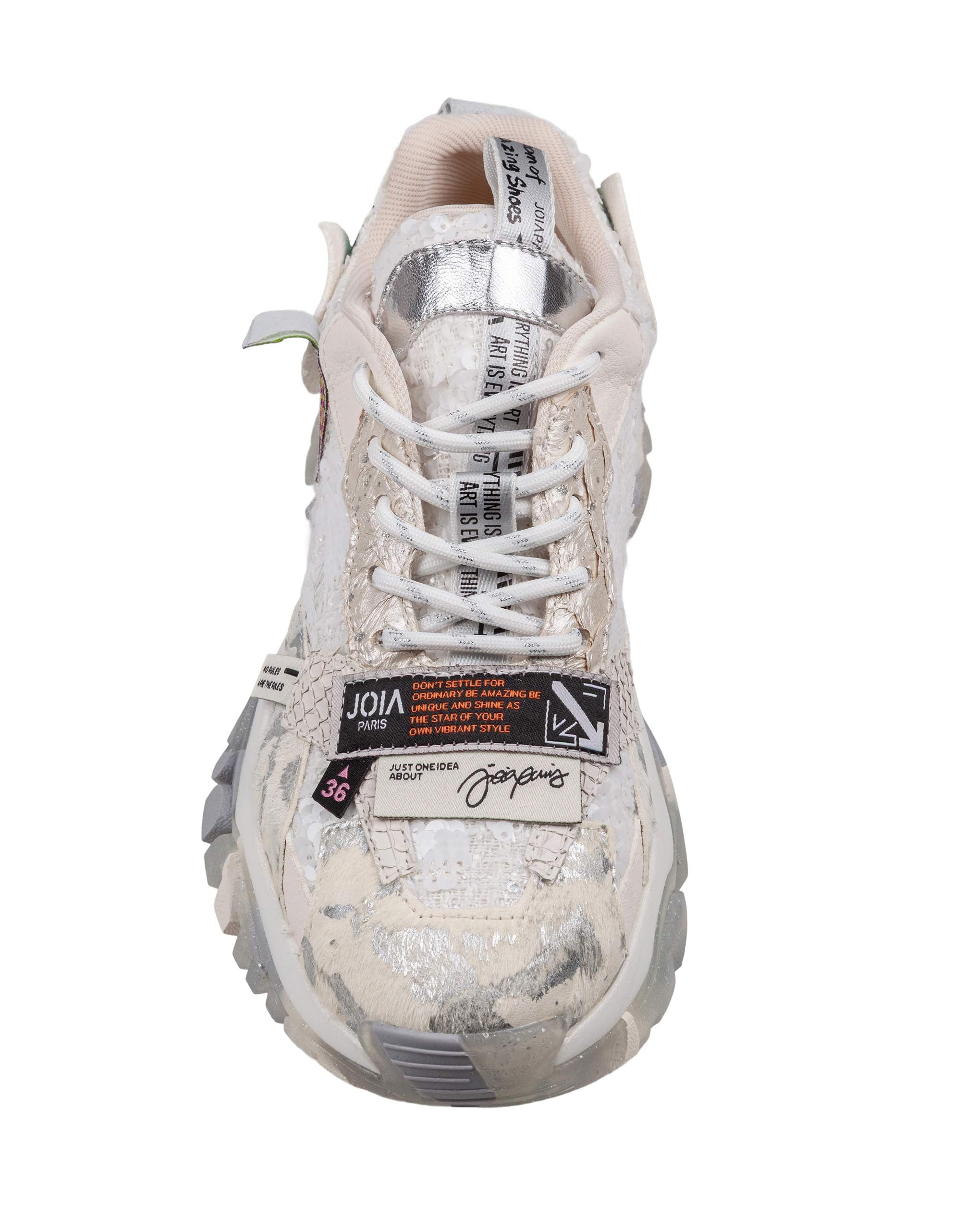 JOIA SNEAKERS IN MIX DI MATERIALI MULTICOLOR 2601 W034