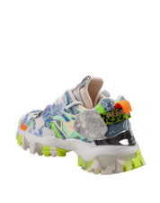 JOIA MULTICOLOR MIXED-MATERIAL SNEAKERS 2601 W030