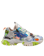 JOIA MULTICOLOR MIXED-MATERIAL SNEAKERS 2601 W030