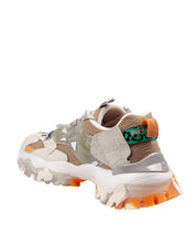 JOIA MULTICOLOR MIXED-MATERIAL SNEAKERS 2601 M052