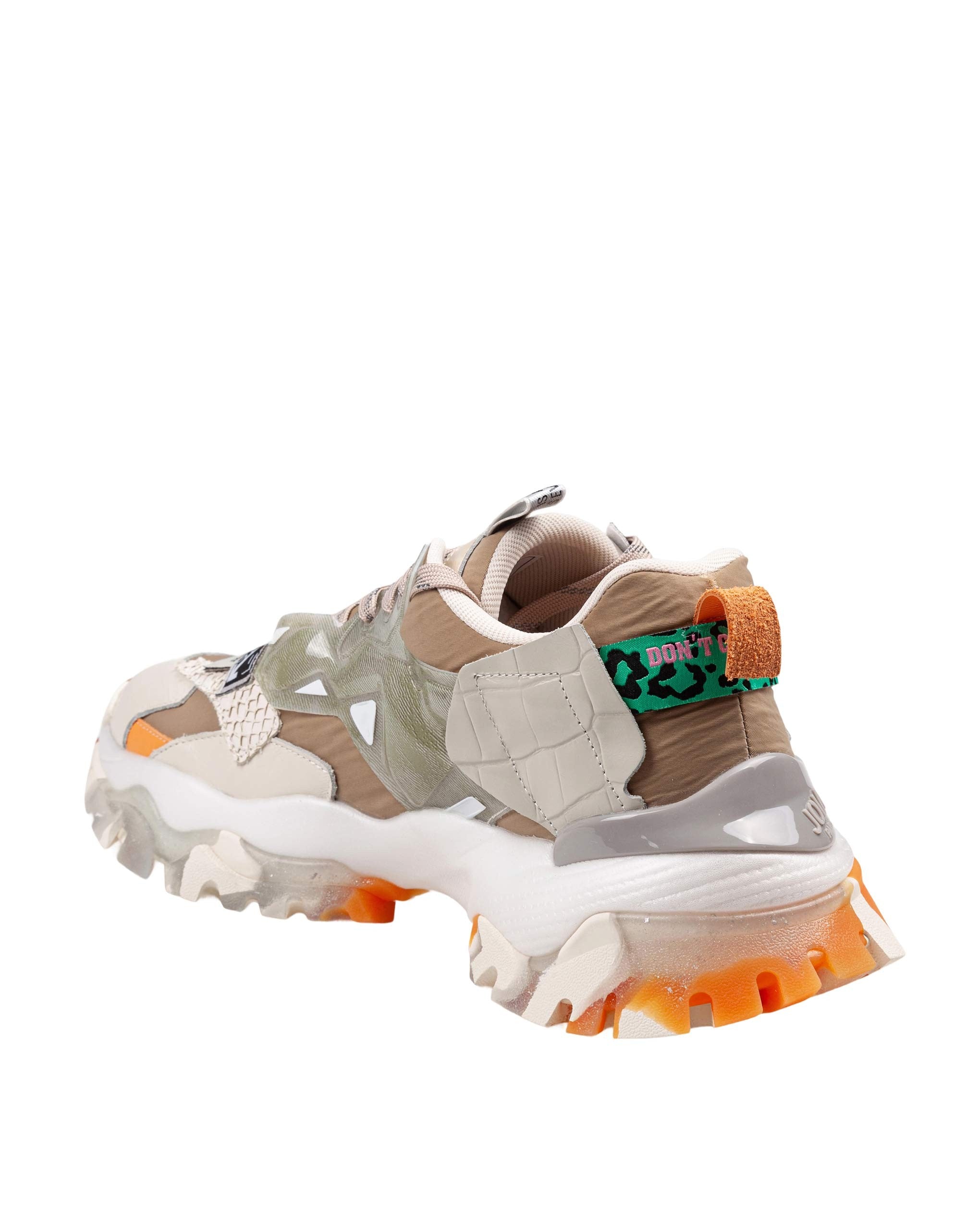 JOIA MULTICOLOR MIXED-MATERIAL SNEAKERS 2601 M052
