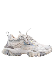 JOIA MULTICOLOR MIXED-MATERIAL SNEAKERS 2601 M054